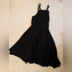 Lulu’s Lace-Up Skater Dress